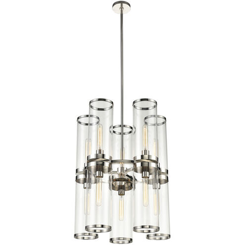 Revolve II 10 Light 22.13 inch Polished Nickel Chandelier Ceiling Light